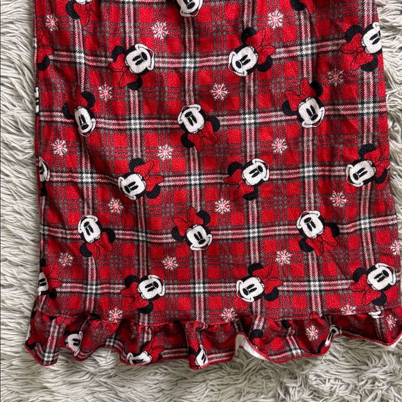 Disney Minnie Mouse Red Plaid Nightgown for Kids size 4T - Picture 3 of 5